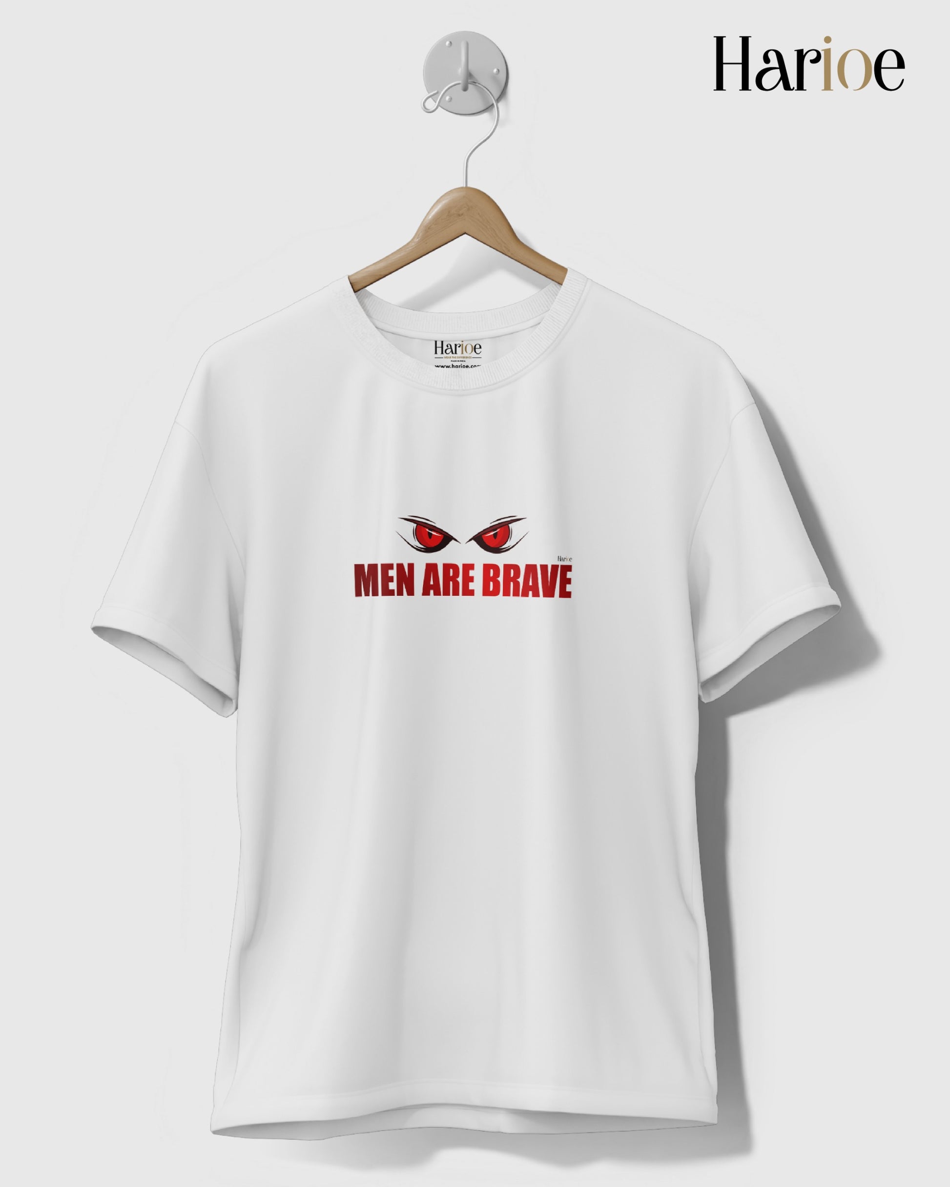 MEN ARE BRAVE โ Minimalistic T-Shirt | Harioe