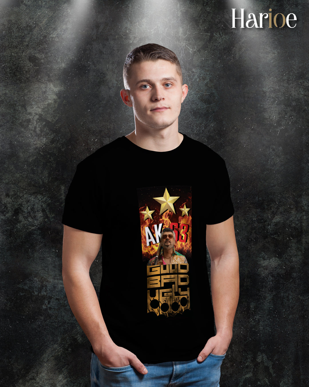 AK 63 T-Shirt β Good Bad Ugly Design | Harioe