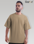 Sand Beige Oversized T-Shirt