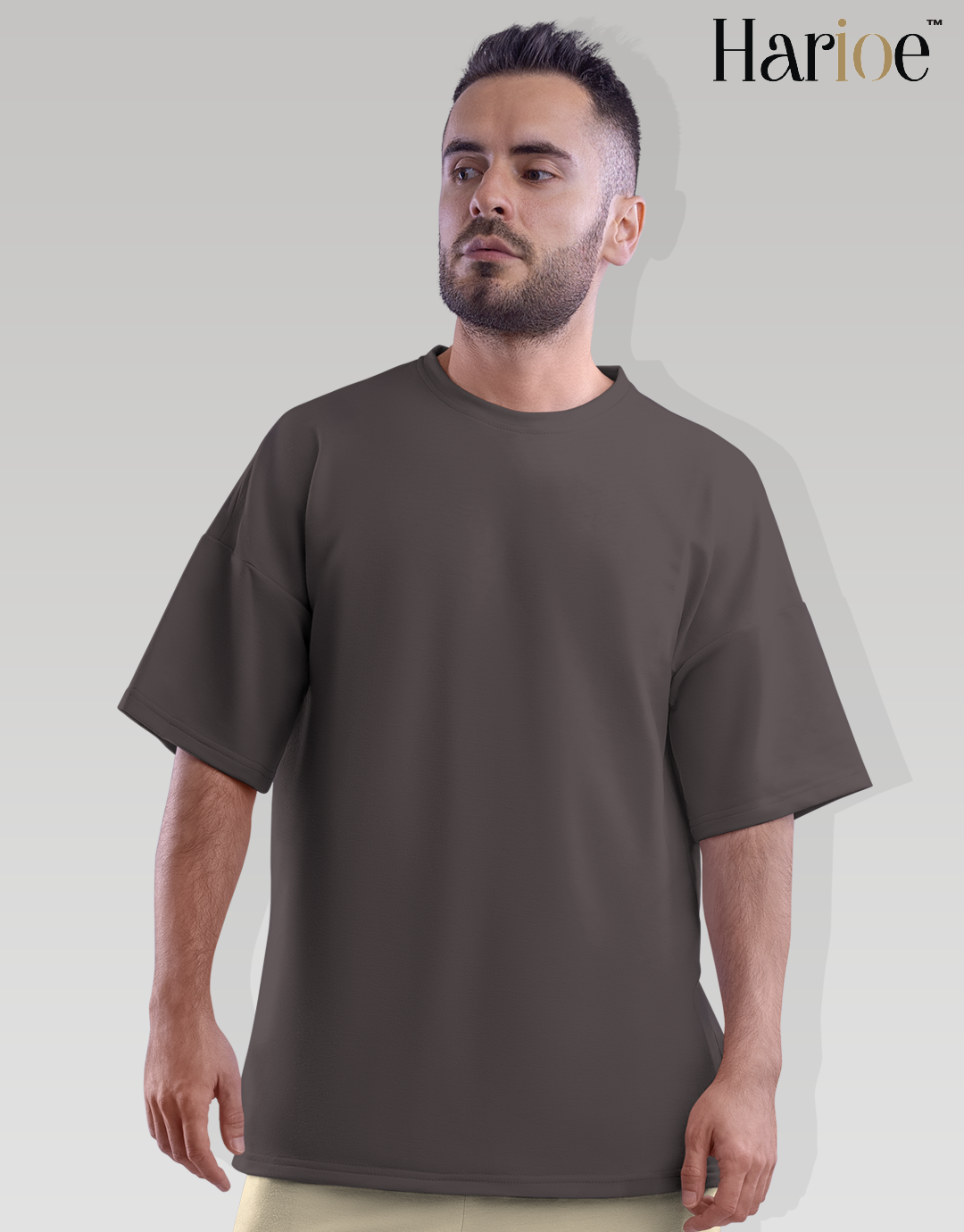 Steel Grey Oversized T-Shirt