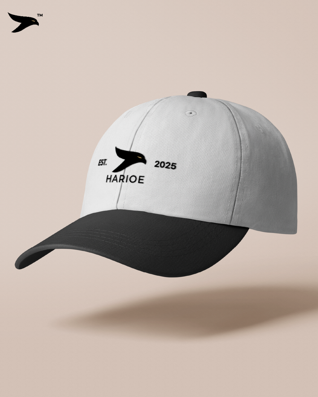 Unisex White Casual Cap