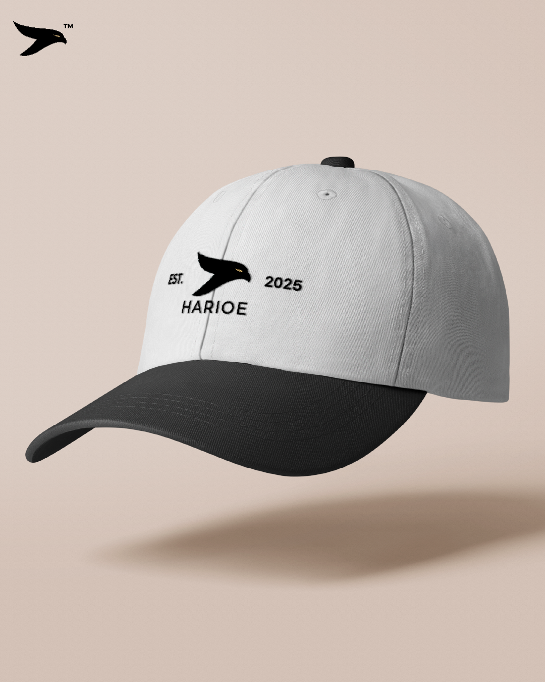 Unisex White Casual Cap