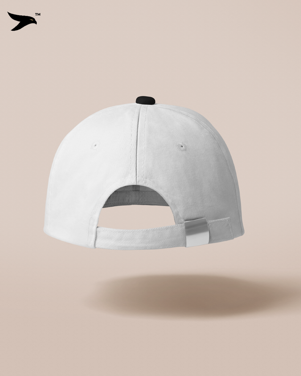 Unisex White Casual Cap