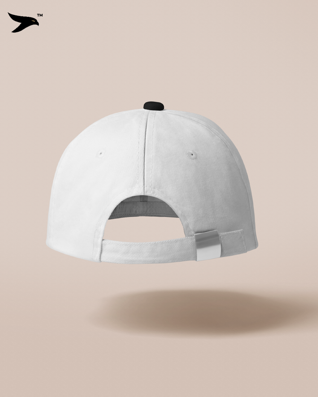 Unisex White Casual Cap