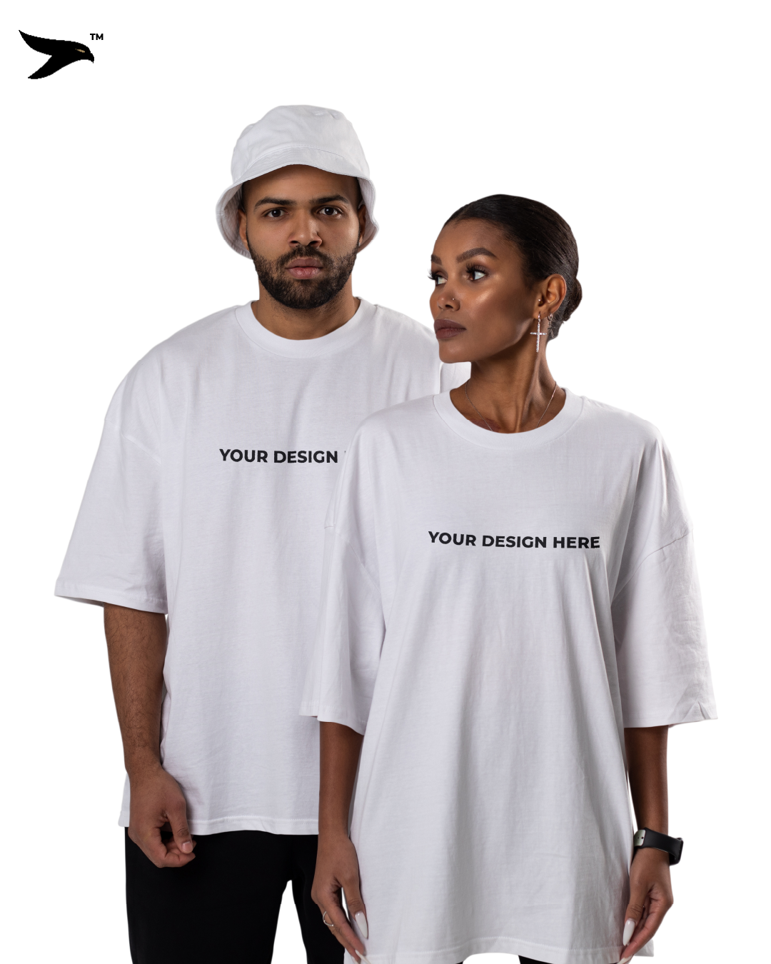 Customizable Oversized Couple T-Shirts Online