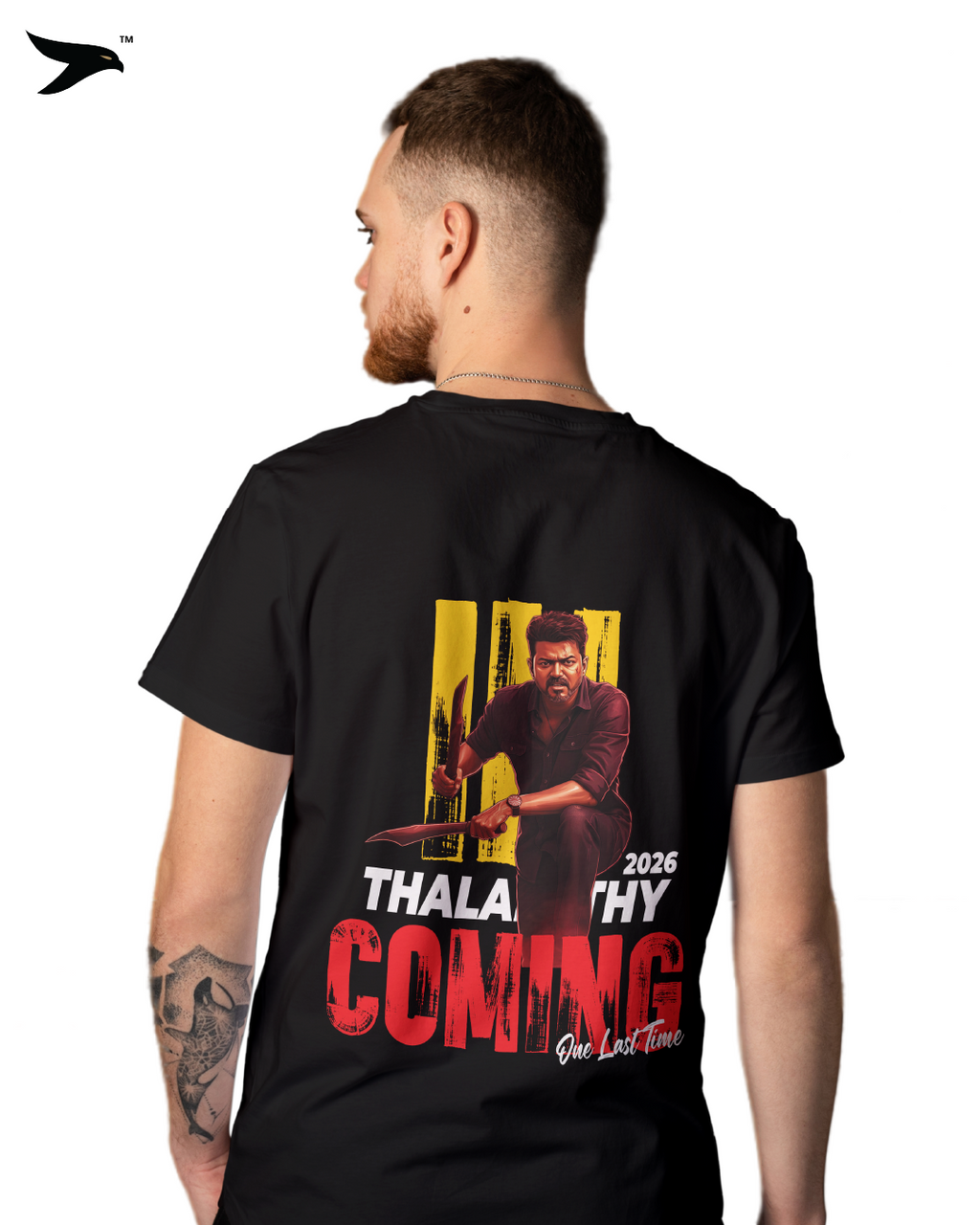 Jana Nayagan T-Shirt Black for Men Edition 8