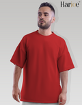 Crimson Red Oversized Tee