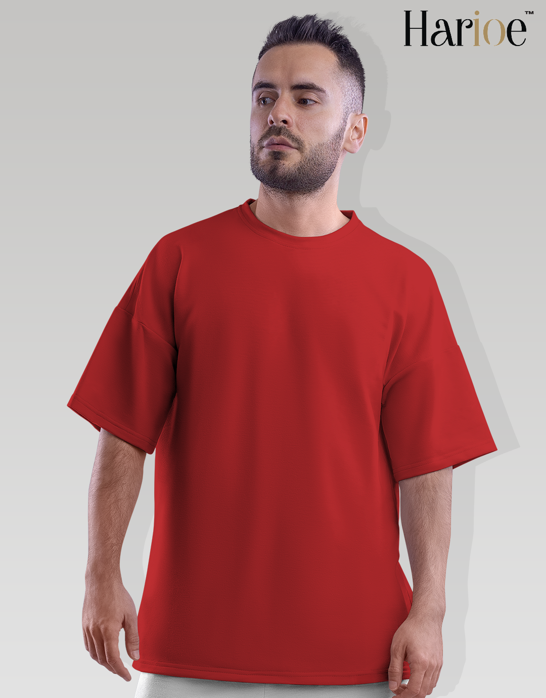 Crimson Red Oversized Tee