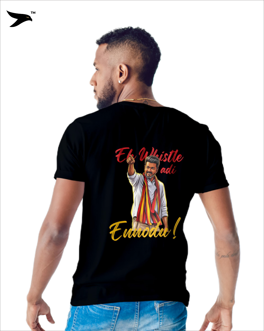 Thalapathy Vijay Whistle Podu T-Shirt for Men Edition 10