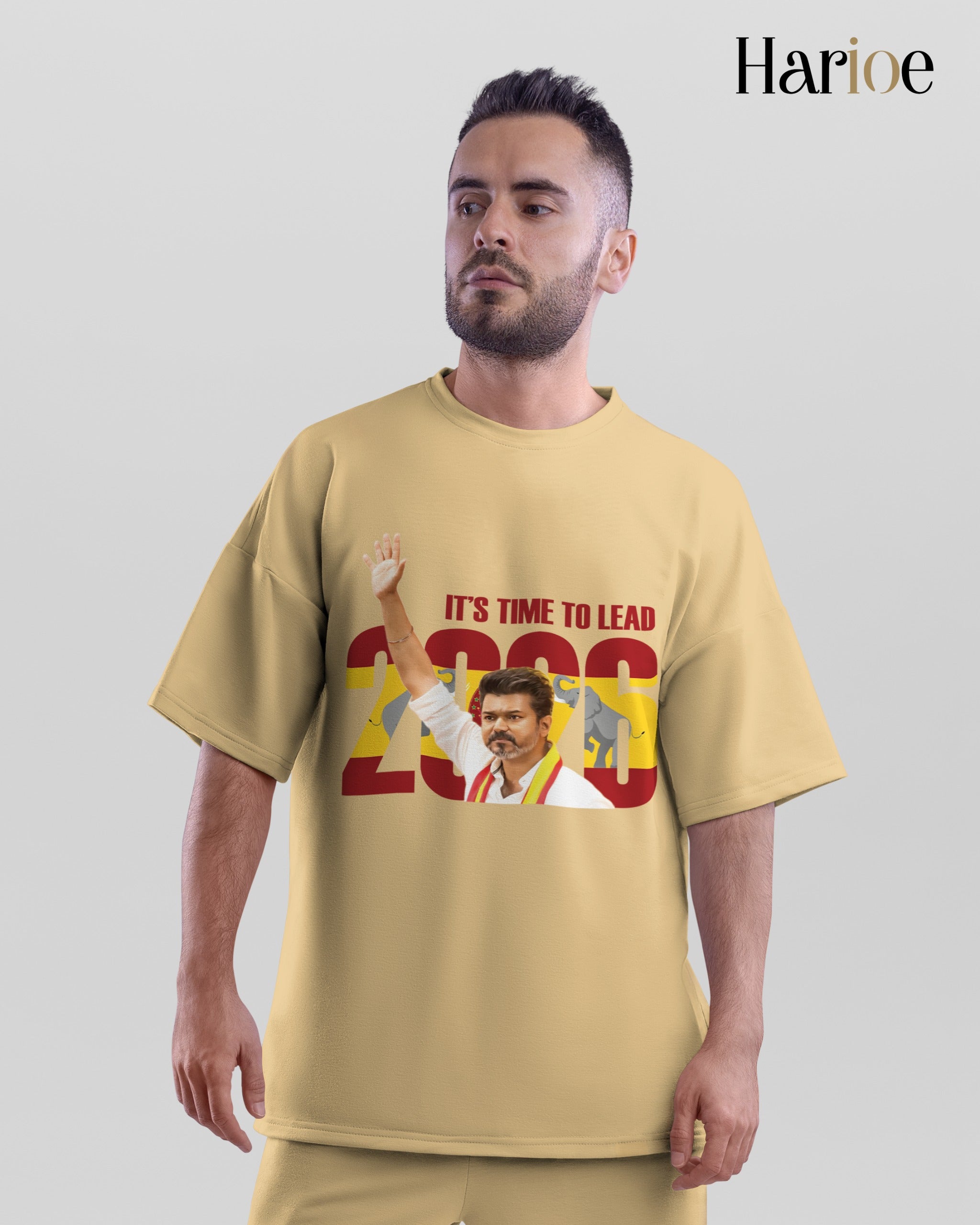 TVK LEADER 2026 – Thalapathy Vijay Supporters' T-Shirt | Harioe