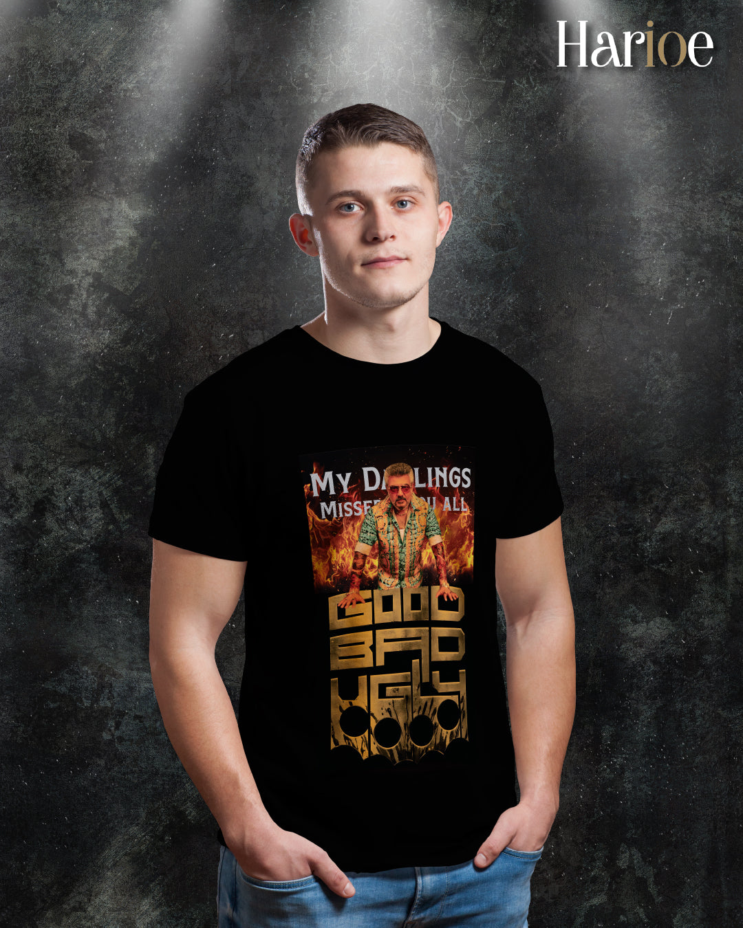 Ajith Kumar's Iconic Good Bad Ugly T-Shirt – Own the Thala Style | Harioe