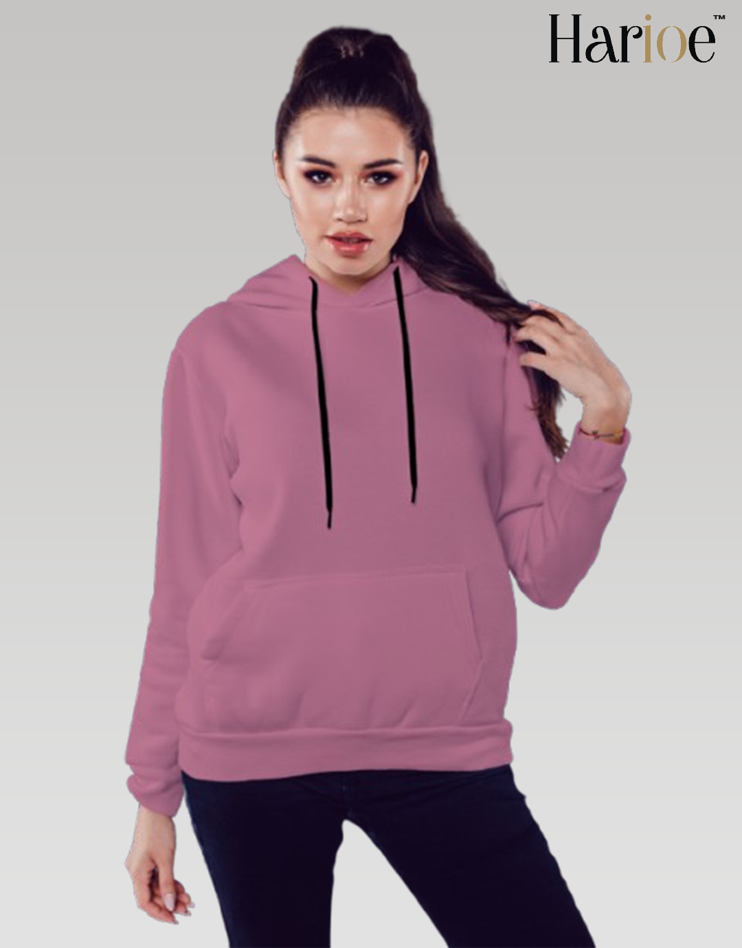 Pink Pullover Hoodie