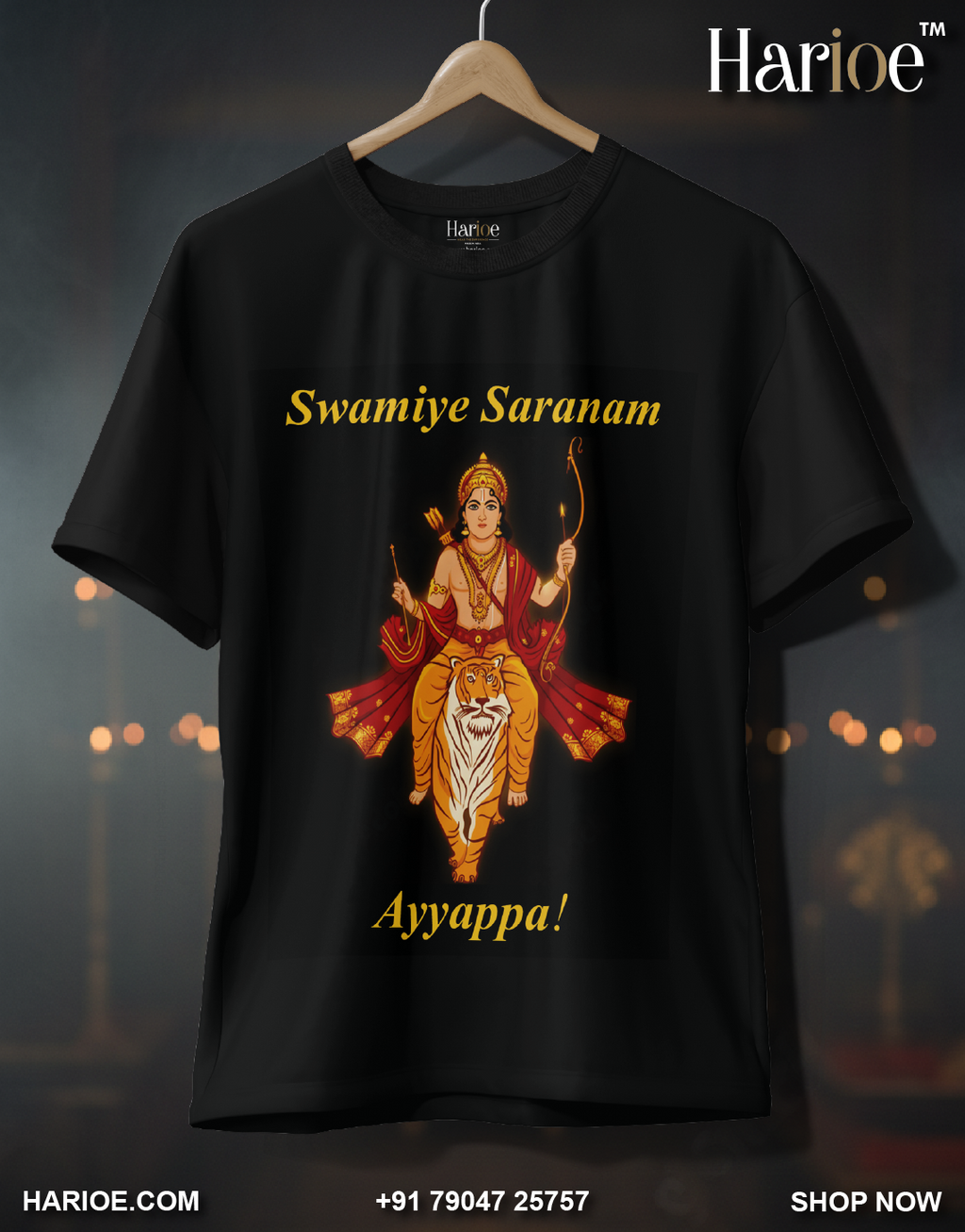 Om Swamyie Saranam Ayyappa T-Shirt – Harioe